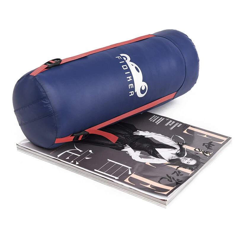 (image for) Down Sleeping Bag Outdoor Adult Children Camping Ultra Light Portable Patchwork Double Indoor Four Seasons Warm Duck Down Hiking Camping Sleeping Bag